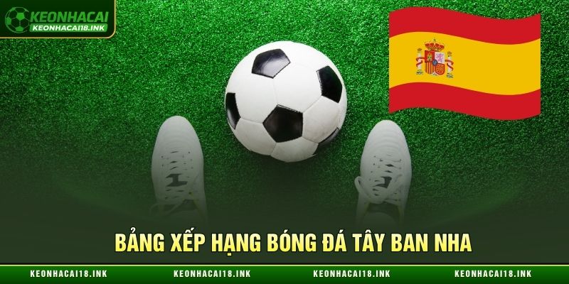 Bảng xếp hạng bóng đá Tây Ban Nha