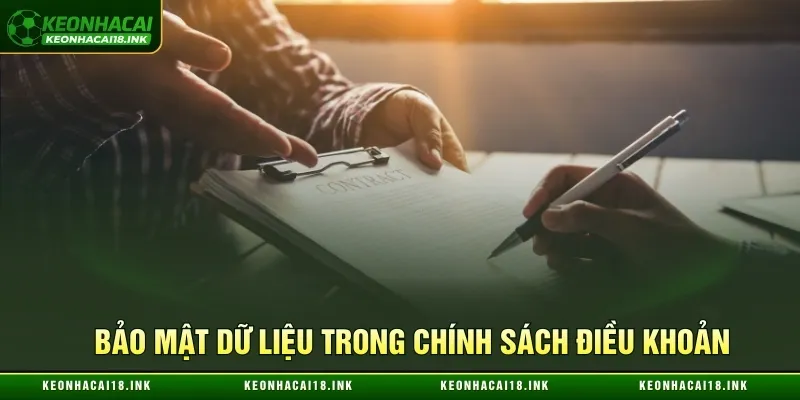 Bảo mật dữ liệu trong chính sách điều khoản