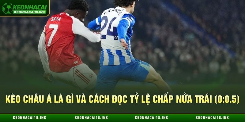 Kèo châu Á là gì và cách đọc tỷ lệ chấp nửa trái (0:0.5)