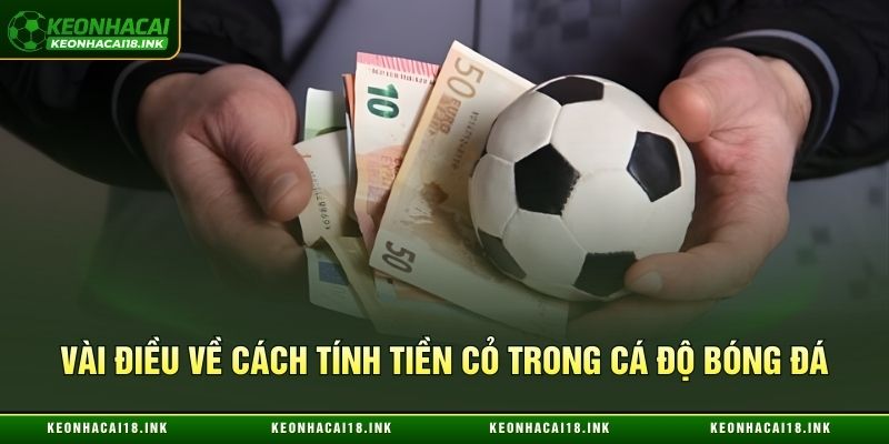 Vài điều về cách tính tiền cỏ trong cá độ bóng đá